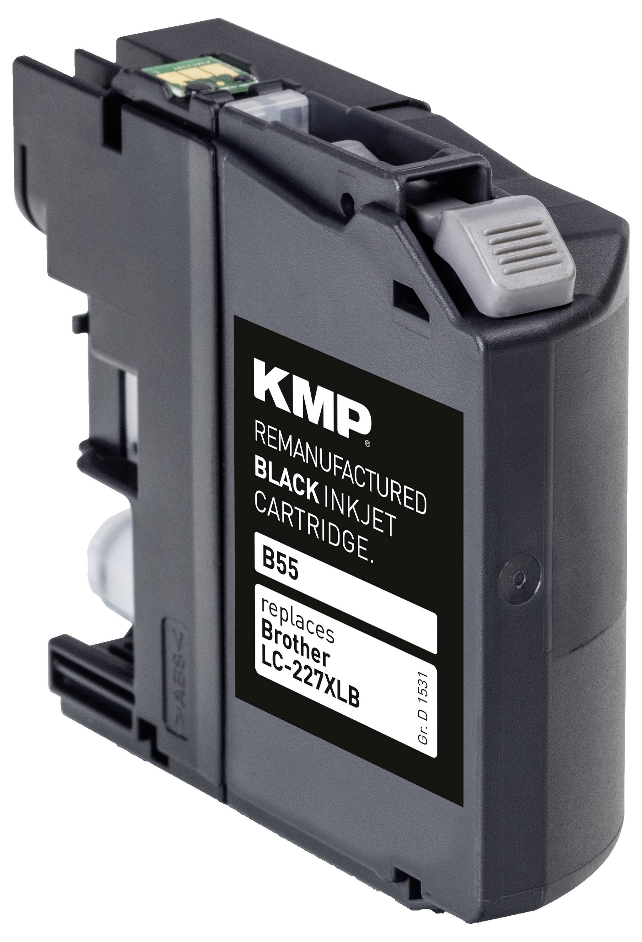 KMP Druckerpatrone ersetzt Brother LC-227XLBK Kompatibel Schwarz B55 1531,4001