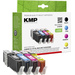 KMP Druckerpatrone ersetzt Canon CLI-571BK XL, CLI-571C XL, CLI-571M XL, CLI-571Y BL Kompatibel Kombi-Pack Photo Schwarz, Cyan