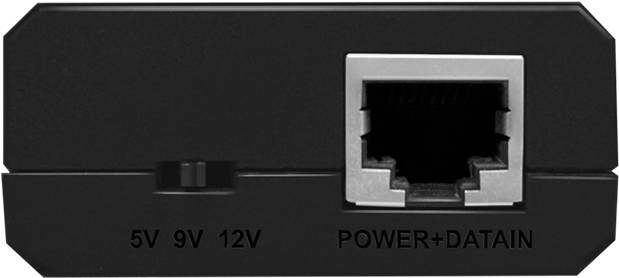 LogiLink POE005 PoE Splitter 1 GBit/s IEEE 802.3af (12.95 W), IEEE 802.3at (25.5 W)