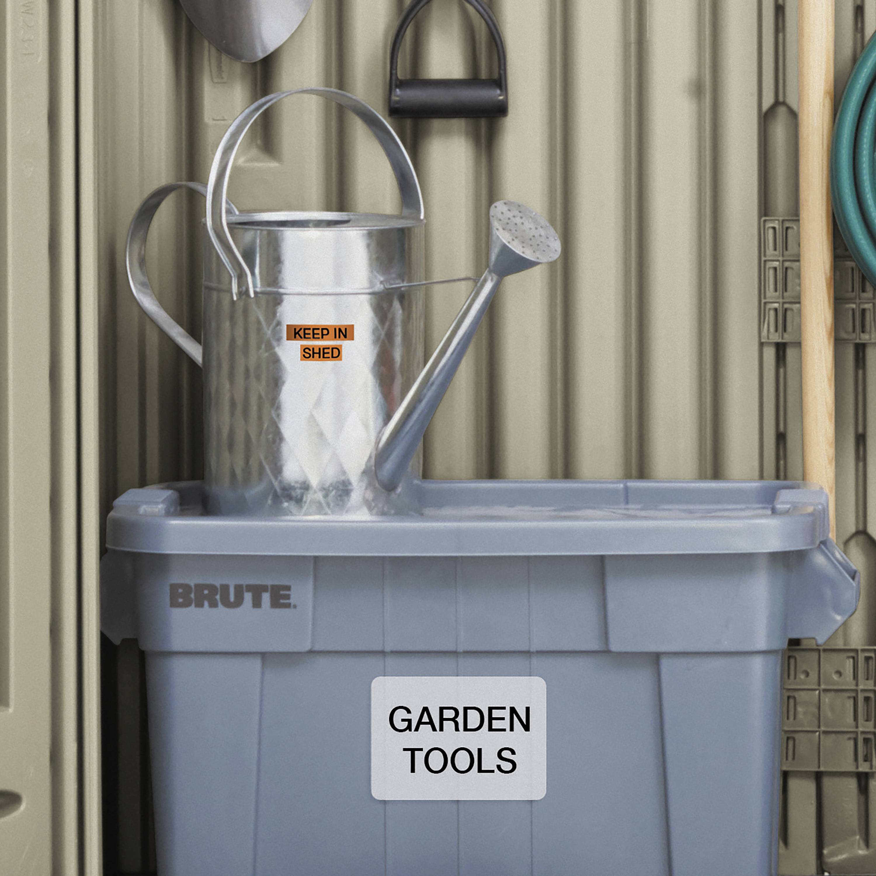 DYMO Schriftband D1 1978367 Vinyl Bandfarbe: Orange Schriftfarbe:Schwarz 12mm 3m