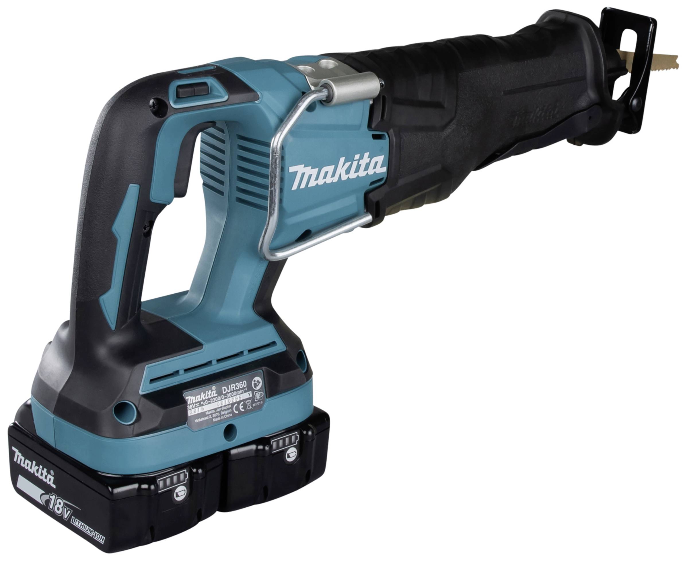 Makita Akku-Säbelsäge DJR360ZK ohne Akku 18V