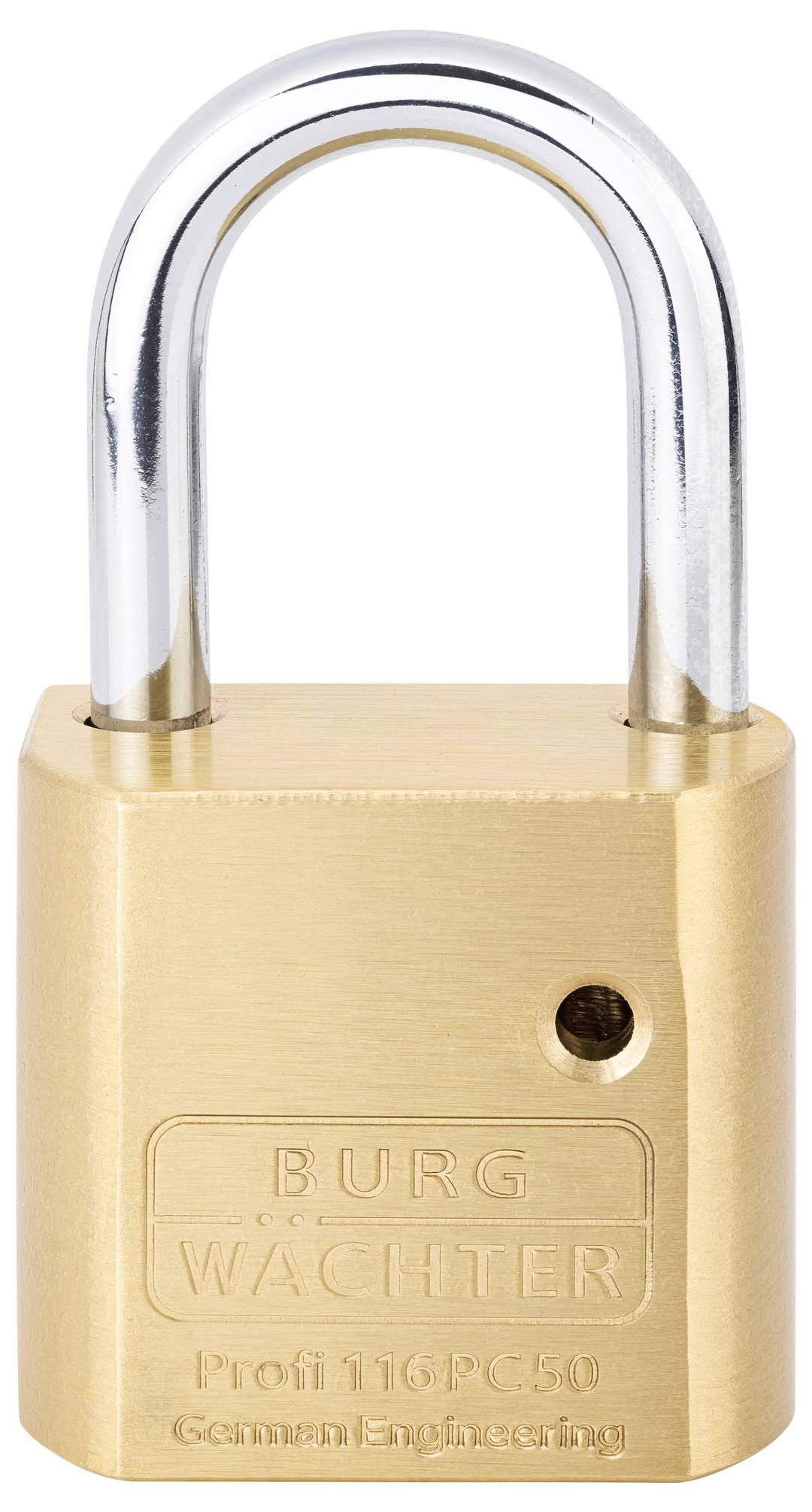 Burg Wächter Profi 116 PC 50 Vorhängeschloss Messing Profilzylinder-Vorhangschloss