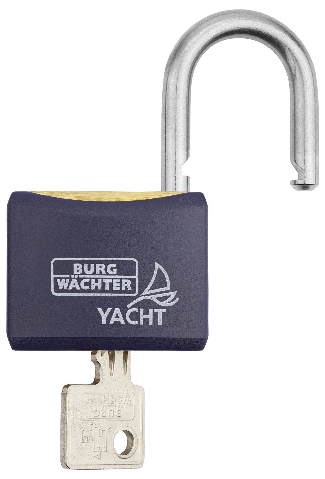 Burg Wächter 2er Set Duo 460 Ni 40 SB Vorhängeschloss gleichschließend Messing Schlüsselschloss