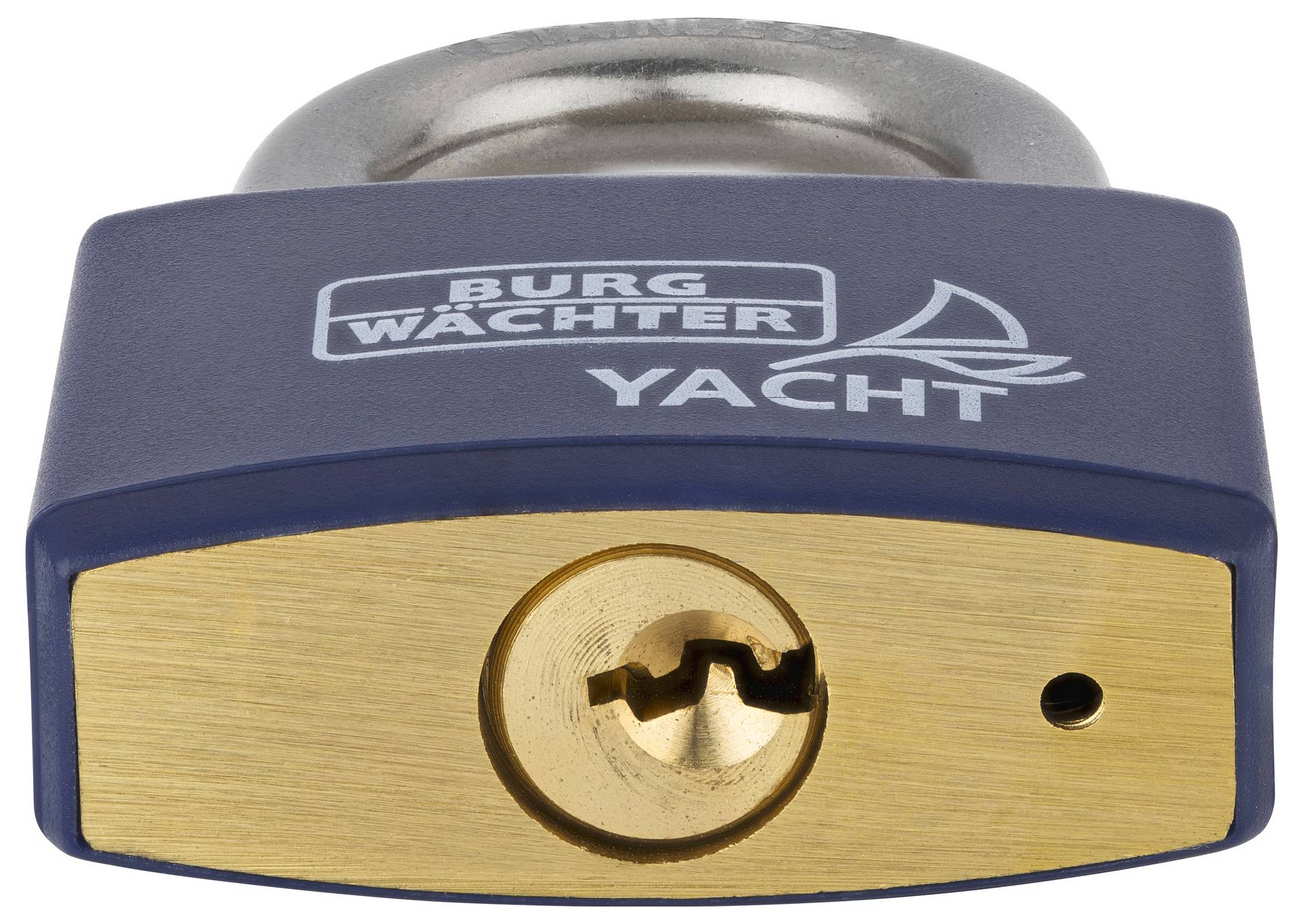 Burg Wächter 2er Set Duo 460 Ni 40 SB Vorhängeschloss gleichschließend Messing Schlüsselschloss