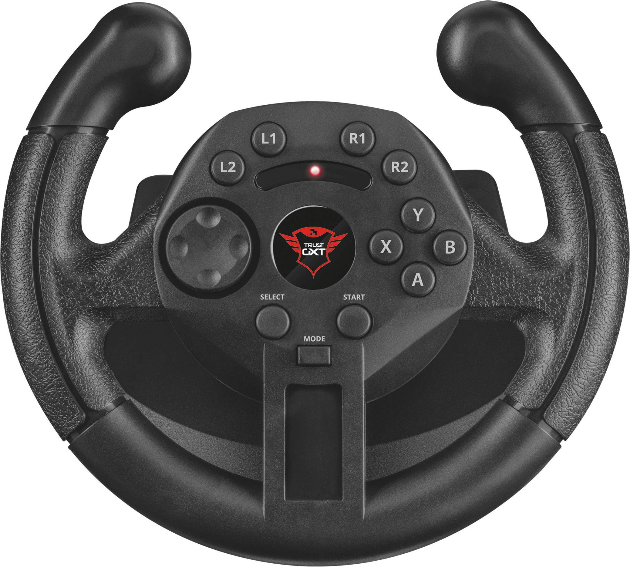 Trust GXT 570 Lenkrad USB PC, PlayStation 3 Schwarz inkl. Pedale
