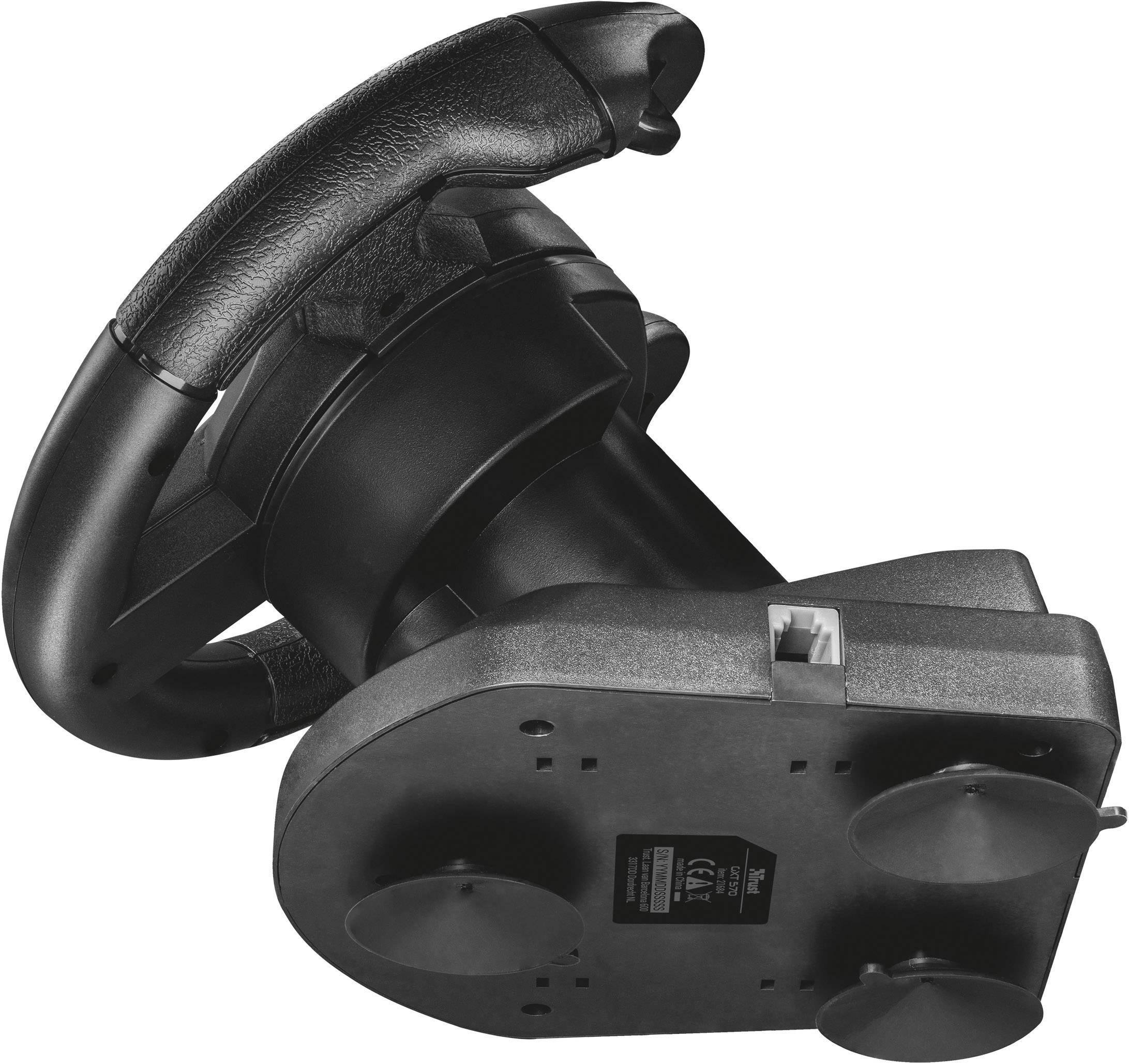 Trust GXT 570 Lenkrad USB PC, PlayStation 3 Schwarz inkl. Pedale