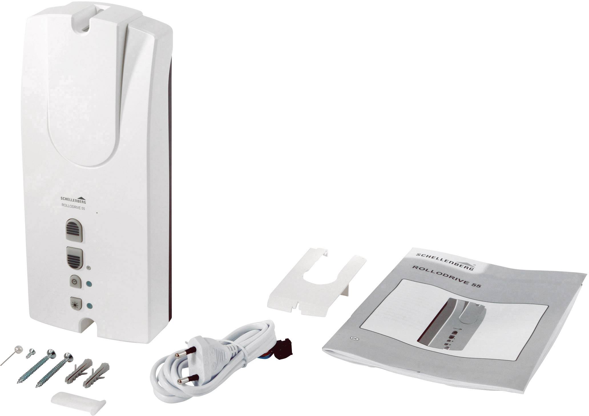 Schellenberg 10529 ROLLODRIVE 55 Elektrischer Gurtwickler 14 mm, 23mm Zugkraft (max.) 30kg Aufputz
