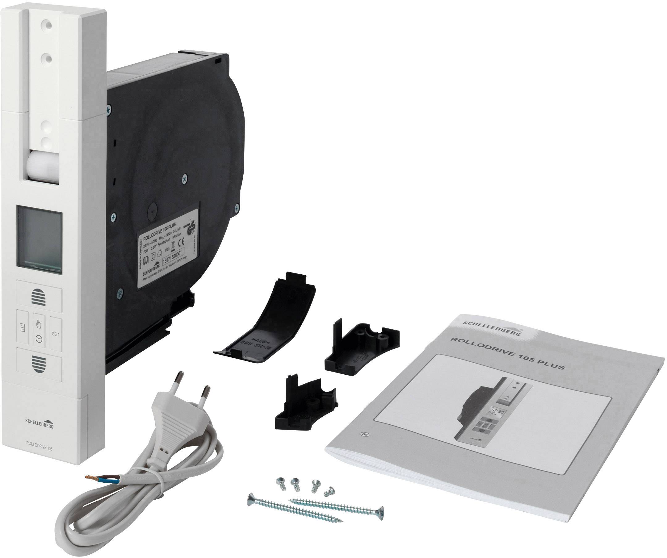 Schellenberg 10532 ROLLODRIVE 105 PLUS Elektrischer Gurtwickler 21 mm, 23mm Unterputz