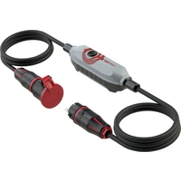 PCE 4670001 Personenschutz-Verlängerungskabel PRCD-S+ Grau, Schwarz, Rot IP54 PCE 4670001 Personenschutz-Verlängerungskabel PRCD-S+ Grau, Schwarz, Rot IP54