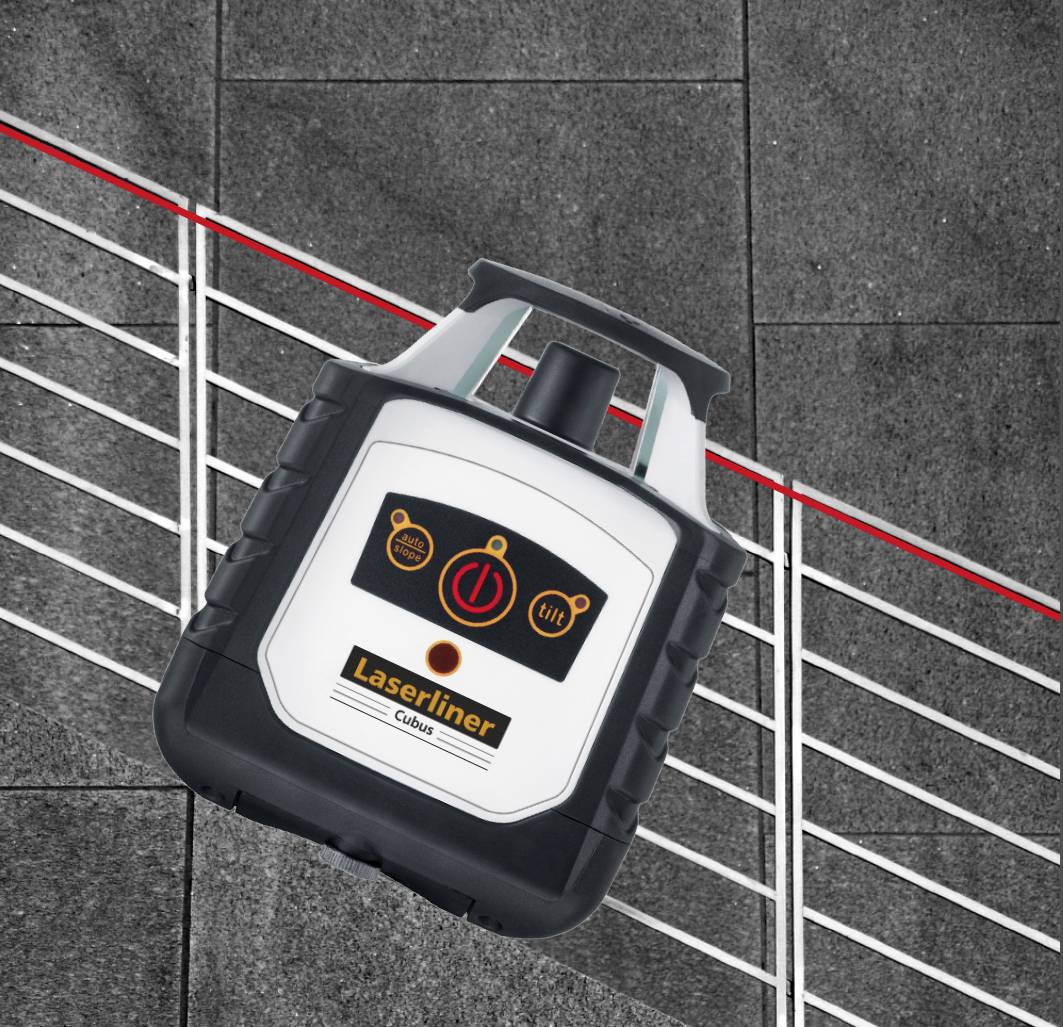 Laserliner Cubus 110 Rotationslaser inkl. Laserempfänger, selbstnivellierend Reichweite (max.): 100m