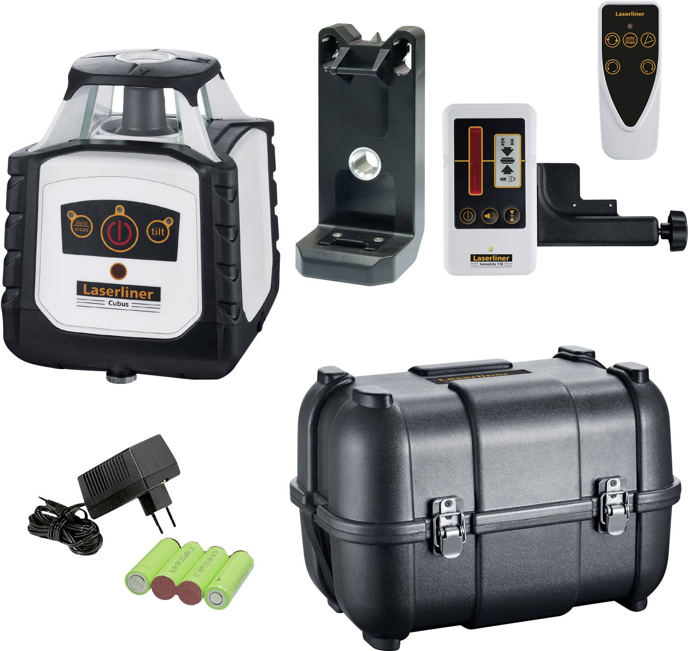 Laserliner Cubus 110 Rotationslaser inkl. Laserempfänger, selbstnivellierend Reichweite (max.): 100m