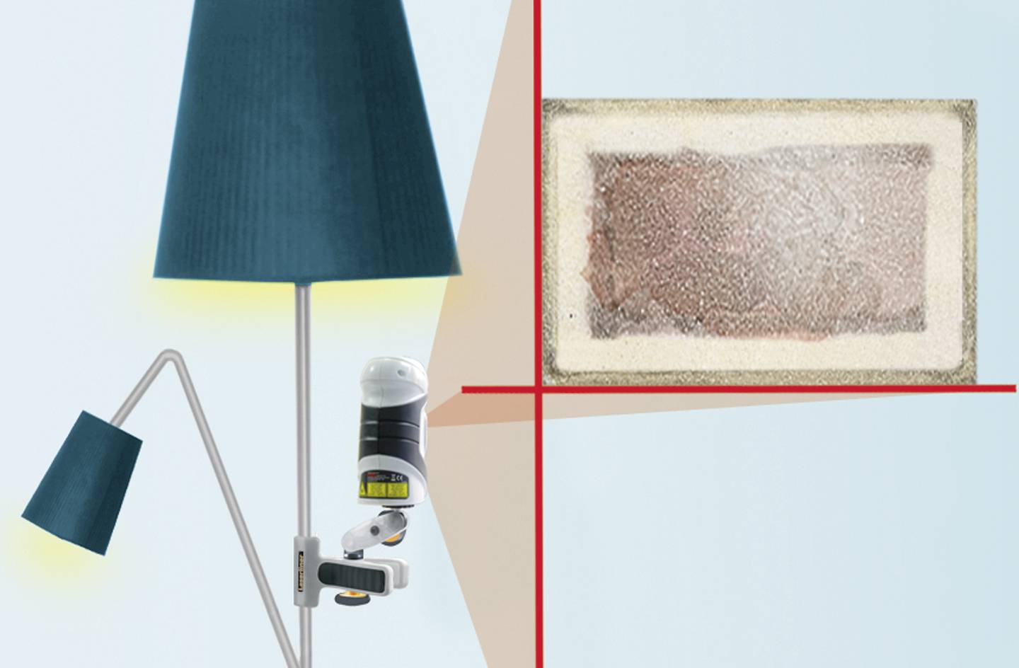 Laserliner 090.133A Klemmhalterung 1/4" Passend für (Marke-Nivelliergeräte) Laserliner