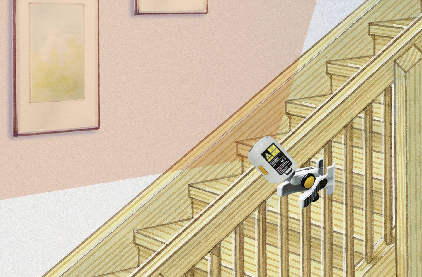 Laserliner 090.133A Klemmhalterung 1/4" Passend für (Marke-Nivelliergeräte) Laserliner