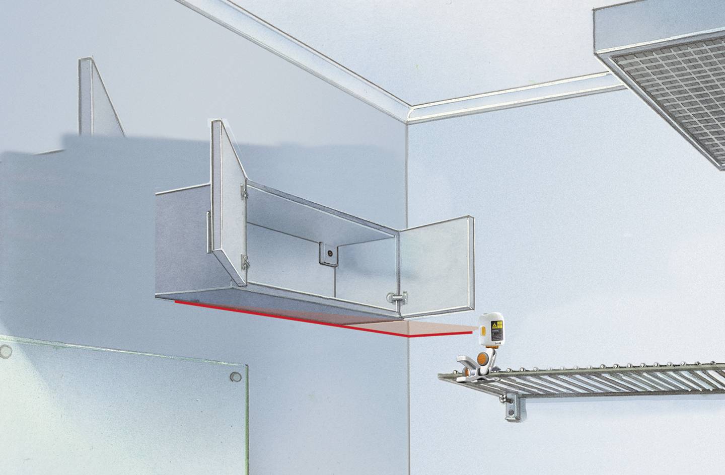 Laserliner 090.133A Klemmhalterung 1/4" Passend für (Marke-Nivelliergeräte) Laserliner