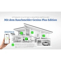 Hekatron Genius Plus Rauchwarnmelder inkl. 10 Jahres-Batterie batteriebetrieben (Ø x H) 104mm x 48mm Hekatron Genius Plus Rauchwarnmelder inkl. 10 Jahres-Batterie batteriebetrieben (Ø x H) 104mm x 48mm