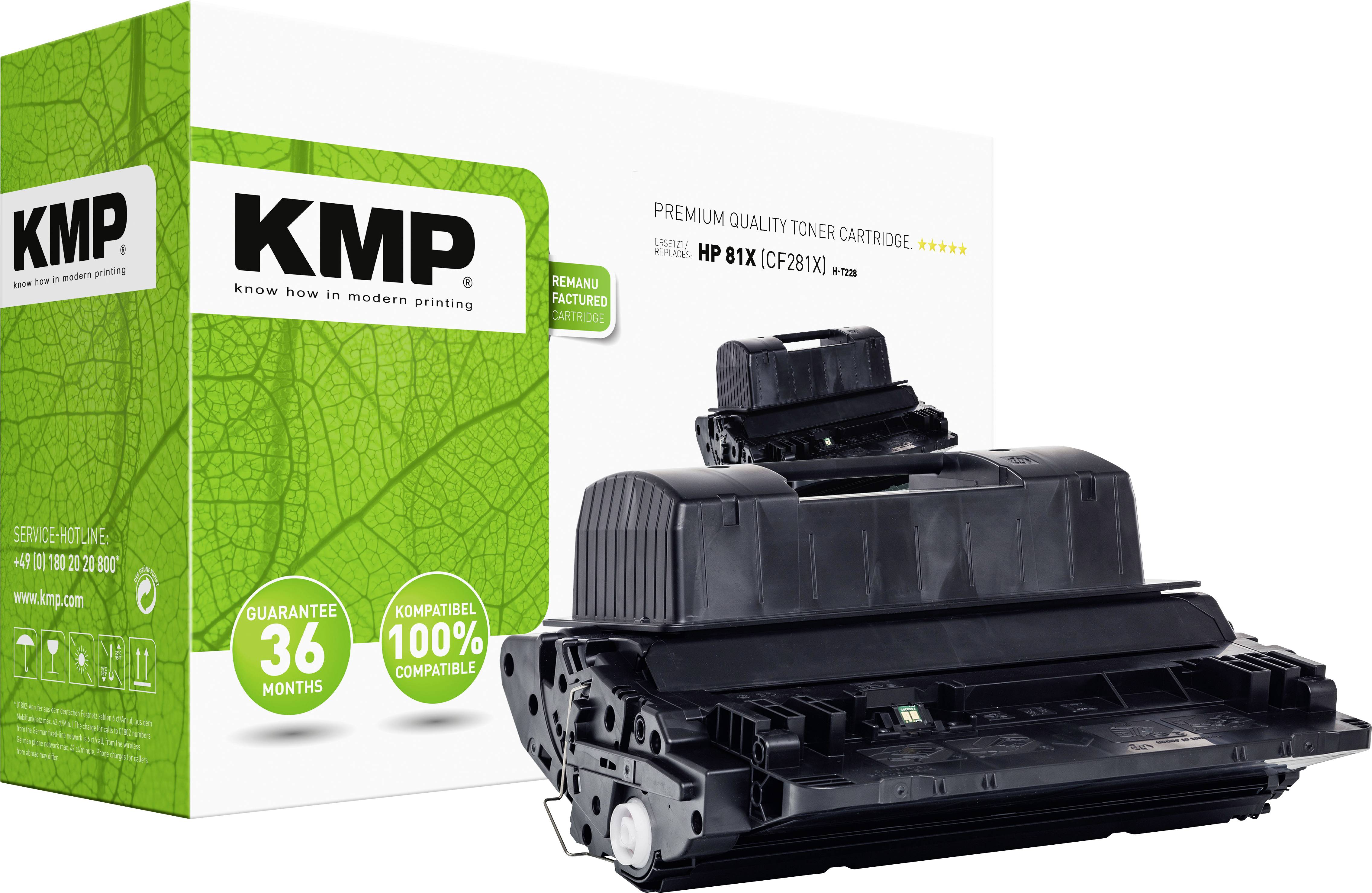 KMP Toner ersetzt HP 81X, CF281X Kompatibel Schwarz 29000 Seiten H-T228 2535,3000