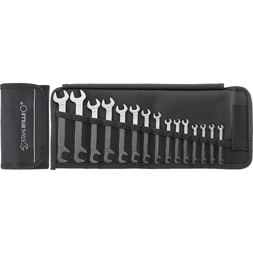 Stahlwille 96400651 12/15 PC Doppel-Maulschlüssel-Satz 15teilig Schlüsselweite (Metrisch) 3.2 - 14 mm Stahlwille 96400651 12/15 PC Doppel-Maulschlüssel-Satz 15teilig Schlüsselweite (Metrisch) 3.2 - 14 mm