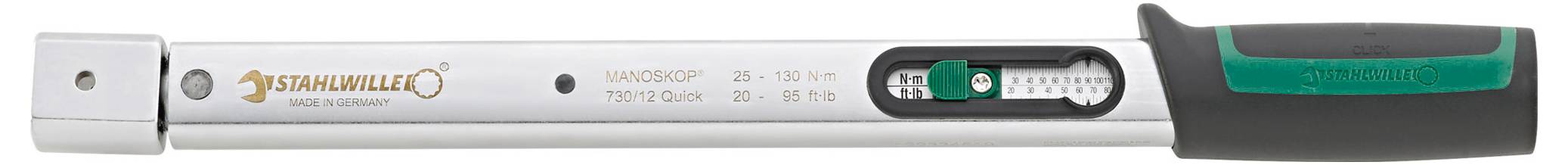 Stahlwille 730/12 50184012 Drehmomentschlüssel für Einsteckwerkzeuge 25 - 130 Nm
