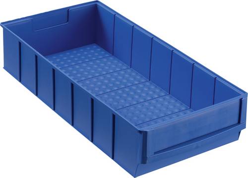Allit 456550 Sichtlagerkasten (L x B x H) 400 x 185 x 81 mm Blau 1 St.