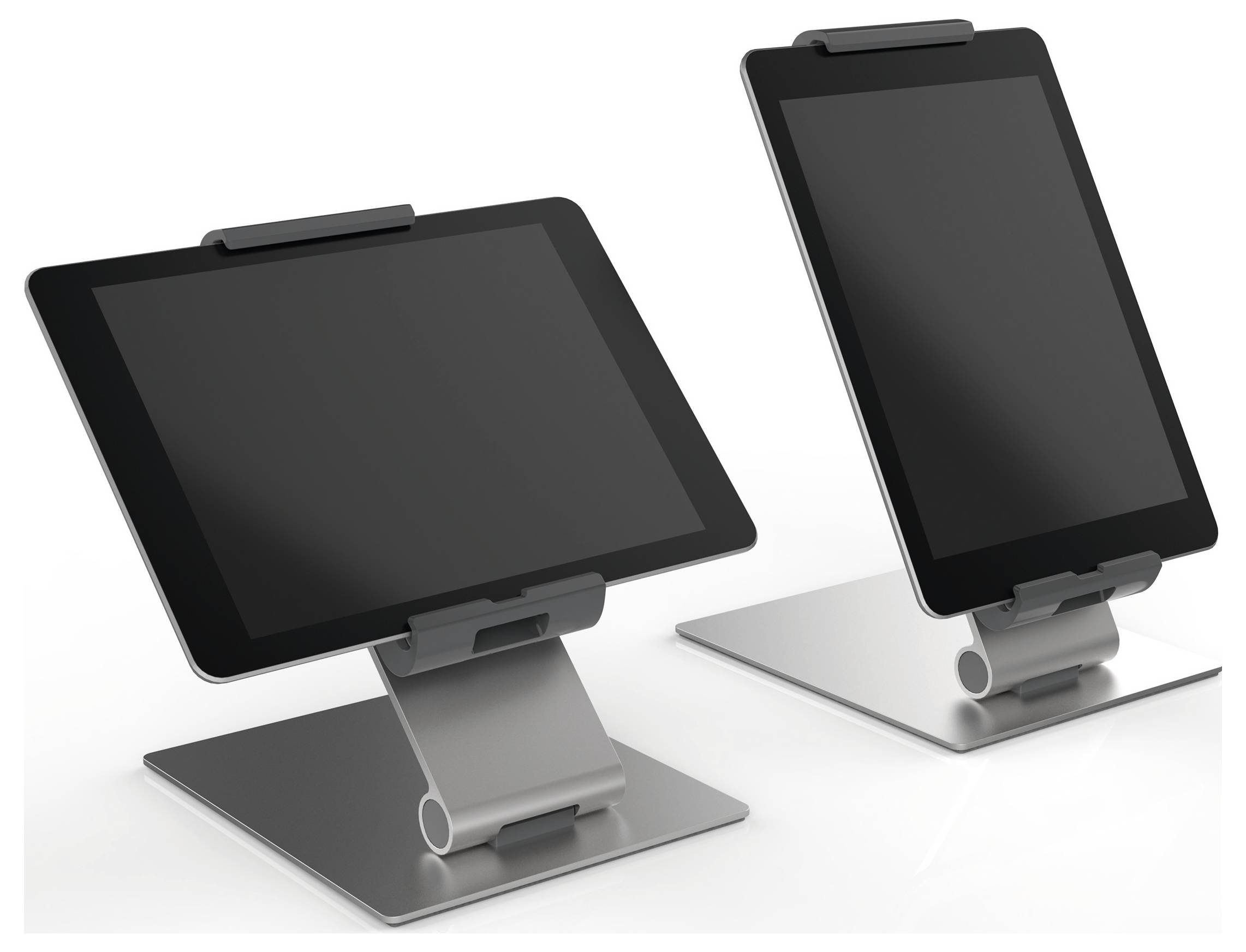 DURABLE Tablet Holder, für den Tisch, grau, Aluminium, ABS, 242x183x155mm