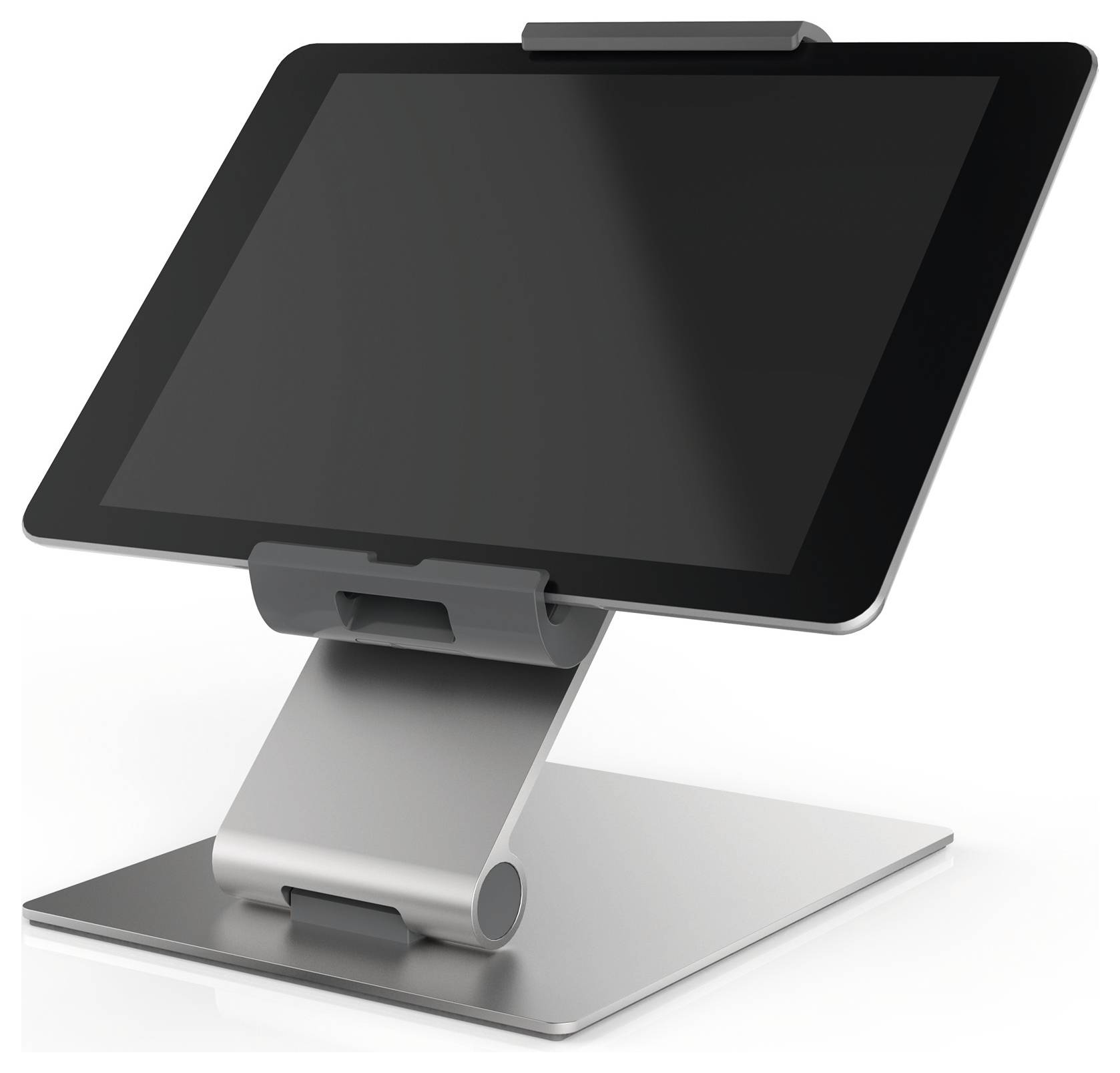 DURABLE Tablet Holder, für den Tisch, grau, Aluminium, ABS, 242x183x155mm