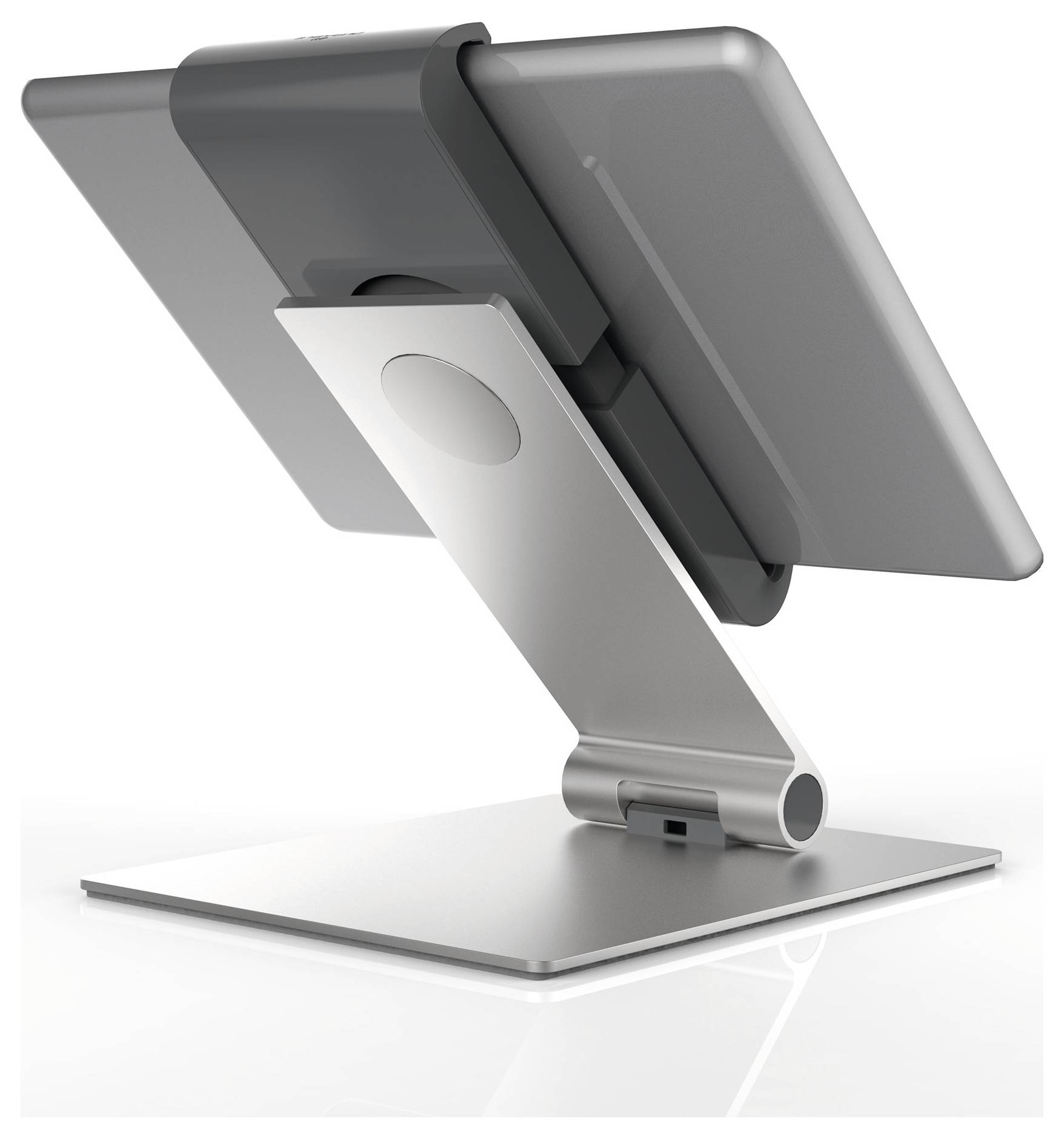 DURABLE Tablet Holder, für den Tisch, grau, Aluminium, ABS, 242x183x155mm