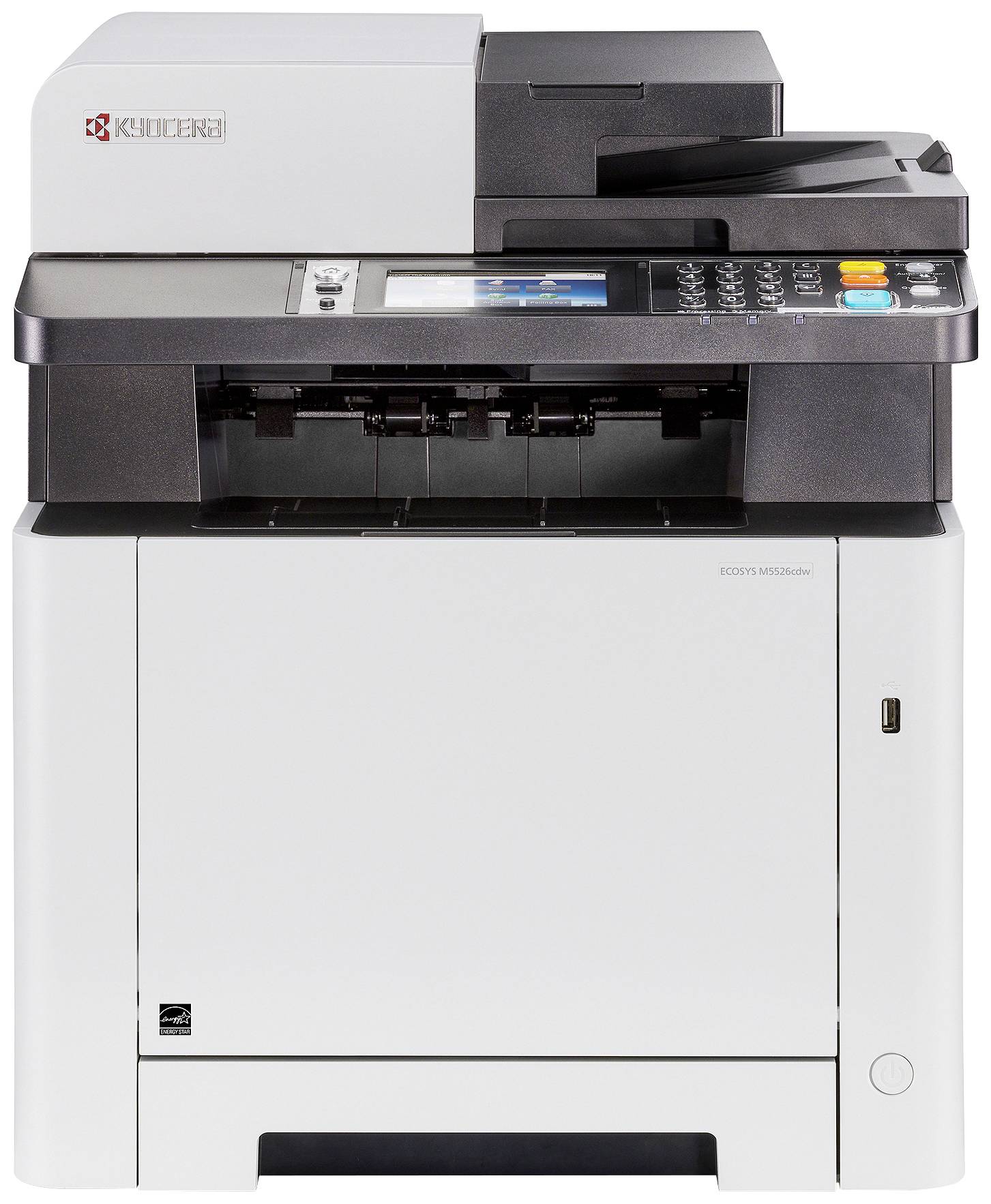 Kyocera ECOSYS M5526cdw Multifunktionsdrucker Laser Farbe A4 Drucker, Scanner, Kopierer, Fax LAN, WLAN, Duplex, Duplex-ADF