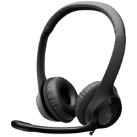 Logitech H390 On Ear Headset kabelgebunden Stereo Schwarz Mikrofon-Rauschunterdrückung, Noise Cancelling Lautstärkeregelung Logitech H390 On Ear Headset kabelgebunden Stereo Schwarz Mikrofon-Rauschunterdrückung, Noise Cancelling Lautstärkeregelung