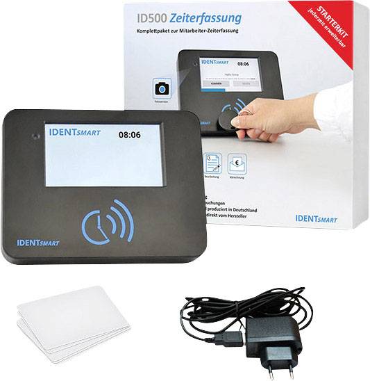 IDENTsmart ID500 Zeiterfassung Starter-Kit Anzahl Mitarbeiter: 25
