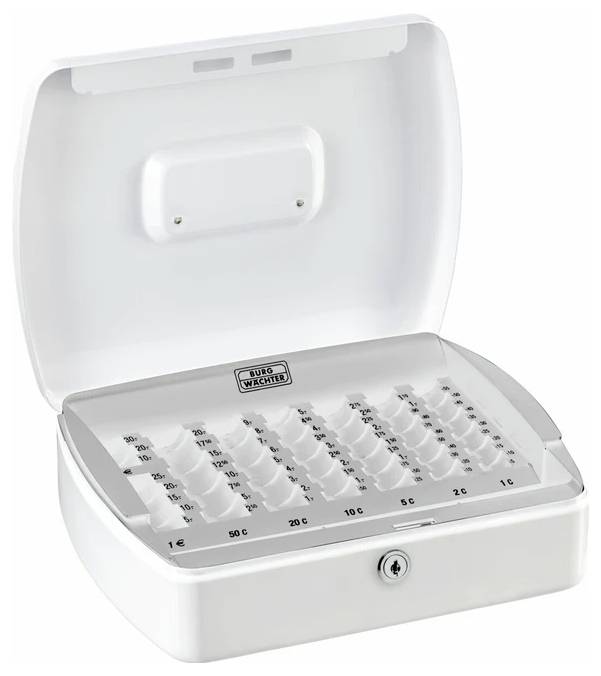 Burg Wächter ZK 2307 EURO Geldkassette (B x H x T) 255 x 75 x 200mm Weiß