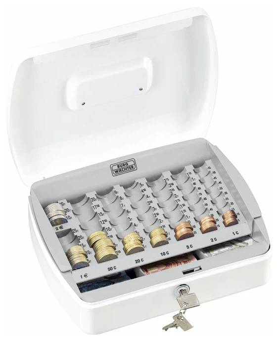 Burg Wächter ZK 2307 EURO Geldkassette (B x H x T) 255 x 75 x 200mm Weiß