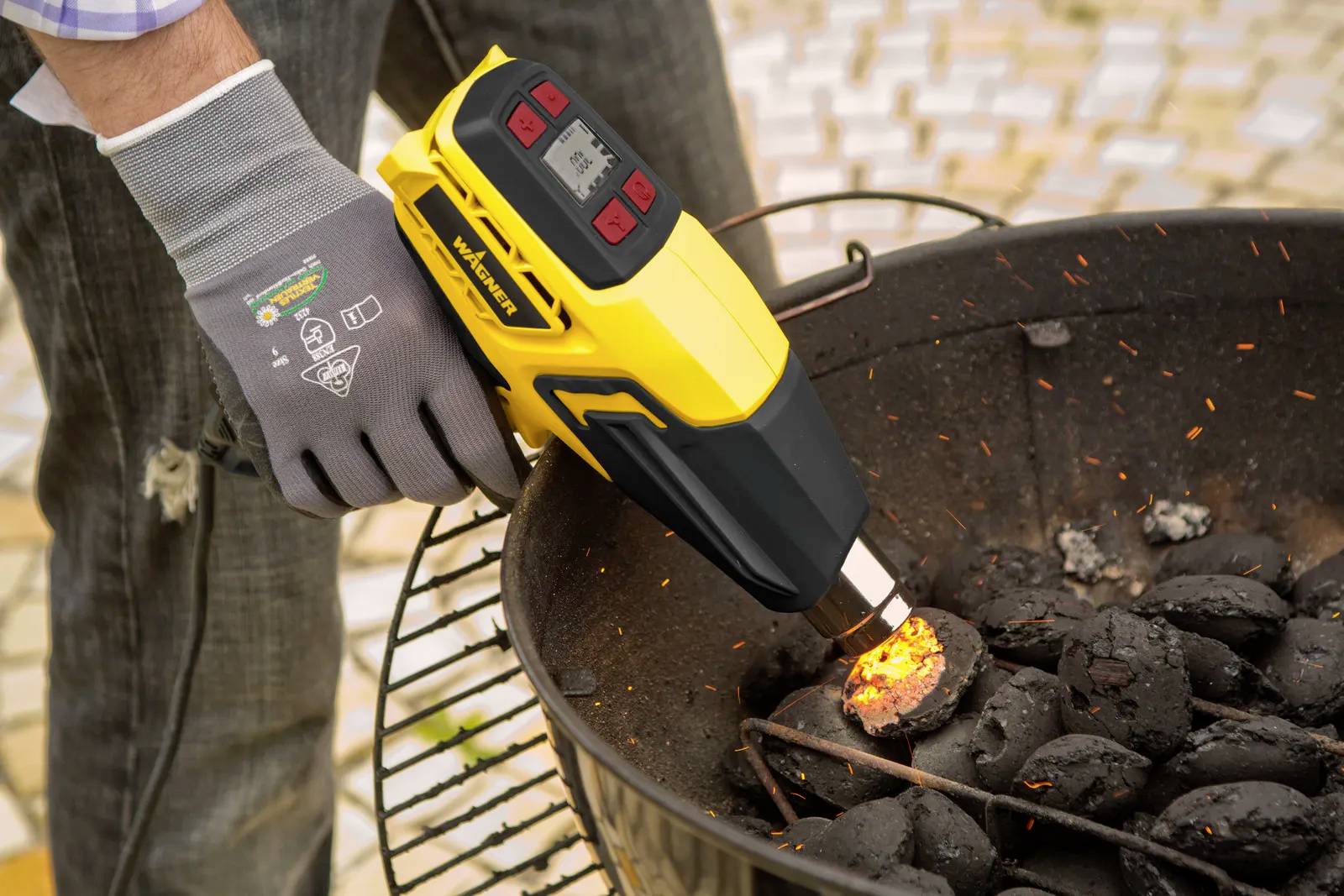 Wagner 2359358 Furno 750 Heißluftgebläse mit Zubehör 2000W