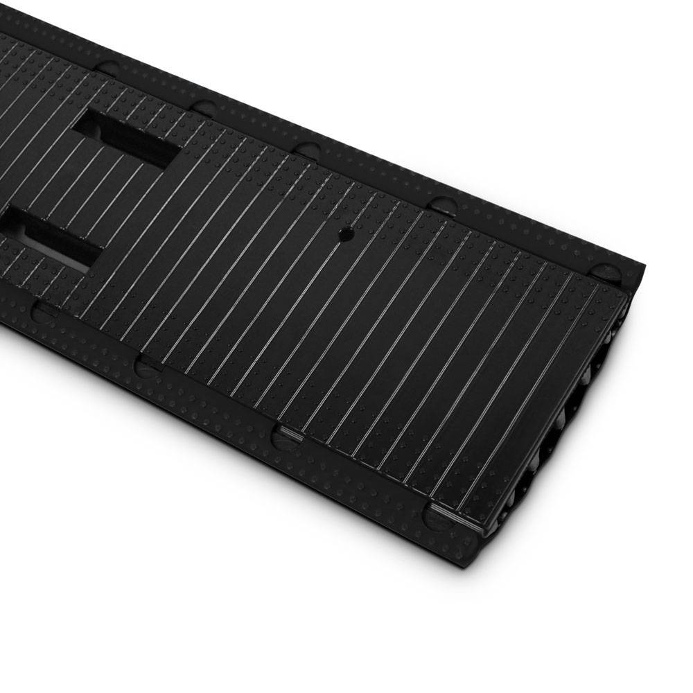 Adam Hall DEFENDER by Kabelbrücke 85160YEL Thermoplastisches Polyurethan (TPU) Gelb Anzahl Kanäle: 4 865mm Inhalt: 1St.