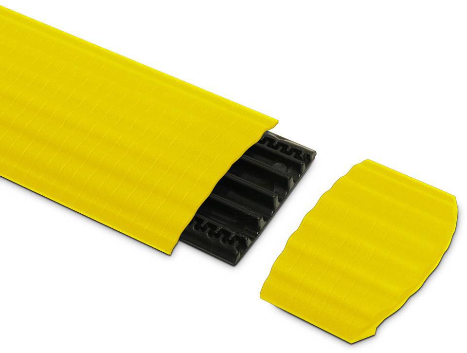 Adam Hall DEFENDER by Endstück 85168YEL Thermoplastisches Polyurethan (TPU) Gelb Anzahl Kanäle: 4 90mm Inhalt: 1St.