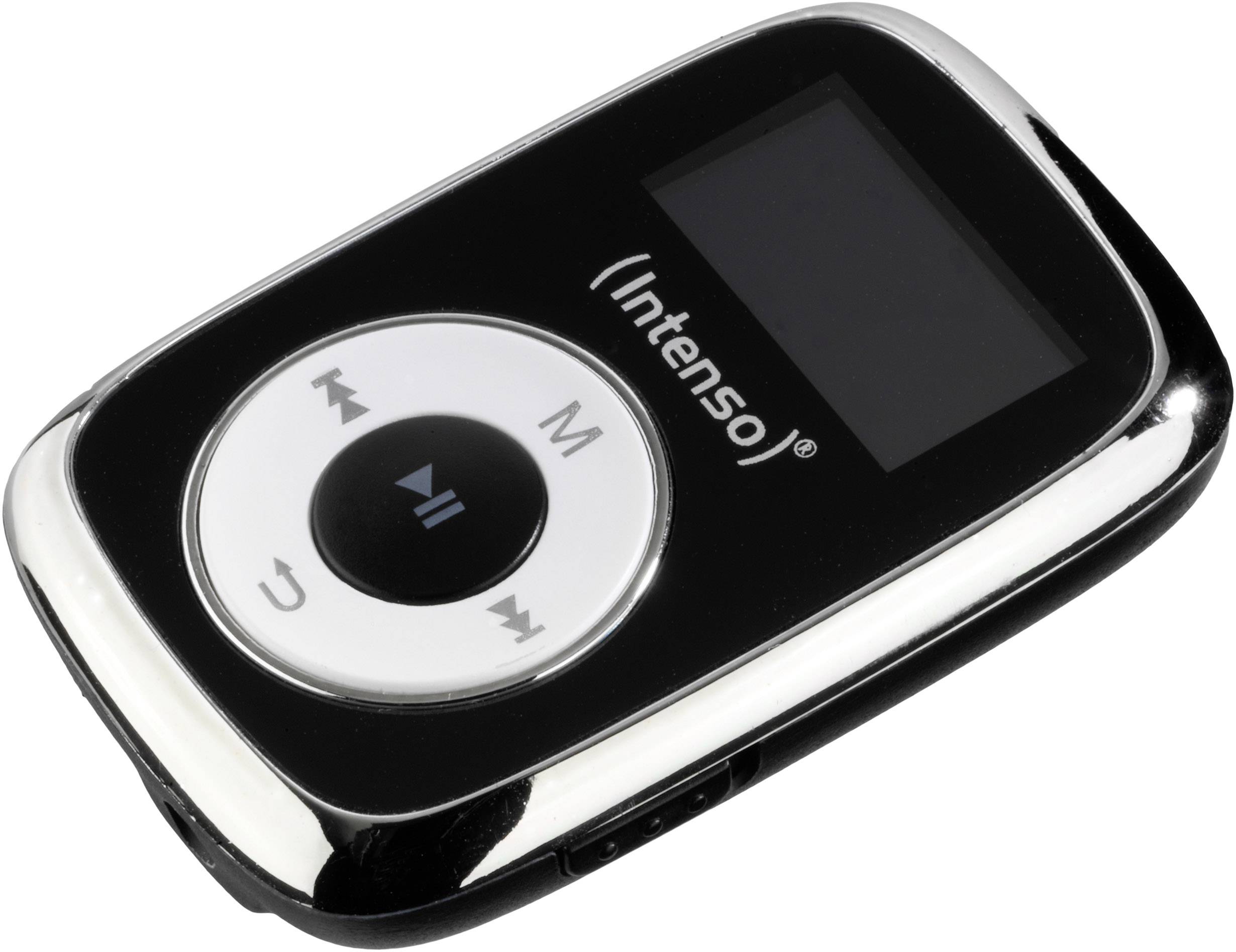 Intenso Music Mover MP3-Player 8GB Schwarz Befestigungsclip