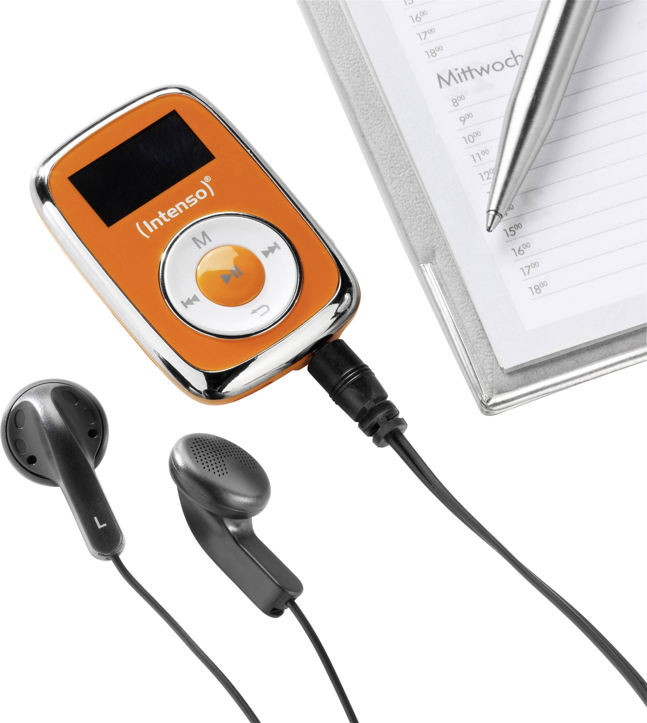 Intenso Music Mover MP3-Player 8 GB Orange Befestigungsclip