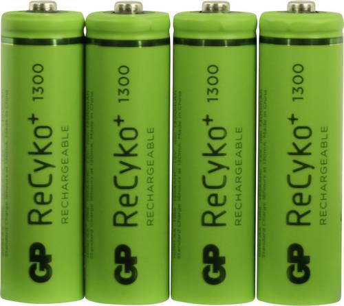 GP Batteries ReCyko+ HR06 Mignon (AA)-Akku NiMH 1300 mAh 1.2V 4St.