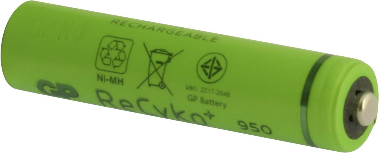 GP Batteries ReCyko+ HR03 Micro (AAA)-Akku NiMH 950 mAh 1.2 V 4 St.