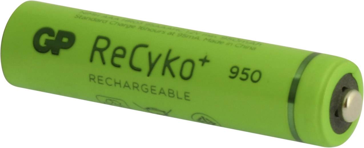 GP Batteries ReCyko+ HR03 Micro (AAA)-Akku NiMH 950 mAh 1.2 V 4 St.