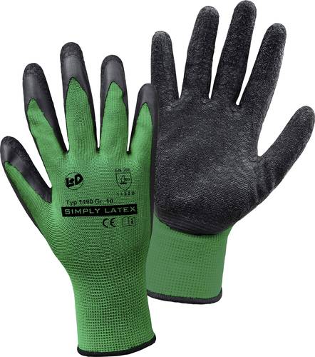 L+D SIMPLY Latex 1490-10 Latex Arbeitshandschuh Größe (Handschuhe): 10 EN 388 , EN ISO 13997:1999