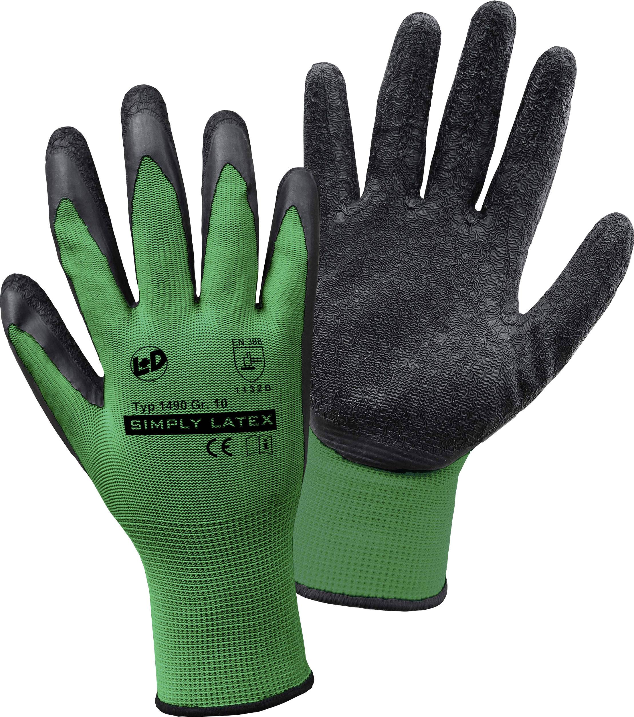 Leipold Doehle 1490-10 SIMPLY Latex Latex Arbeitshandschuh Größe (Handschuhe): 10 EN 388, EN 13997:1999 ISO 13997:1999 CAT II