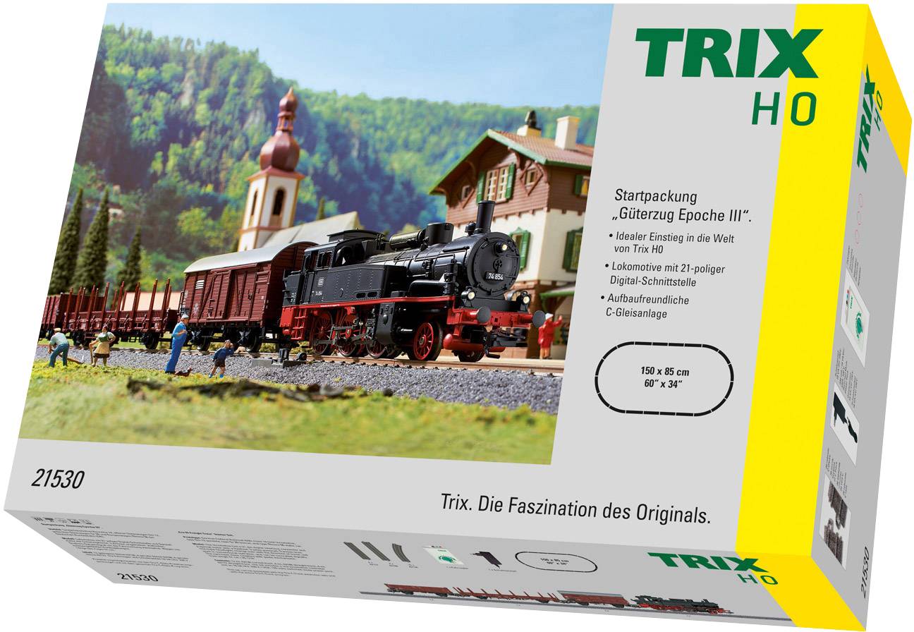 TRIX H0 T21530 H0 Start-Set Güterzug Epoche III