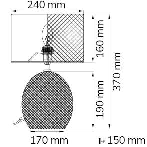 ACTION Legend 845601706000 Tischlampe LED E14 40 W Silber