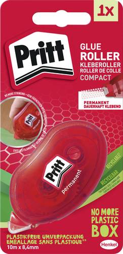 Pritt Kleberoller Compact permanent 8.4 mm 10 m Permanent haftend nachfüllbar: Ja ZCGPB 1 St.
