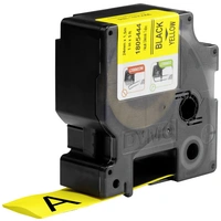 Schriftband Wärme-Schrumpfschlauch DYMO IND RHINO 1805444 Polyolefin Bandfarbe: Gelb Schriftfarbe:Schwarz 24 mm 1.5 m Schriftband Wärme-Schrumpfschlauch DYMO IND RHINO 1805444 Polyolefin Bandfarbe: Gelb Schriftfarbe:Schwarz 24 mm 1.5 m