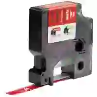 DYMO Schriftband IND RHINO 1805416 Vinyl Bandfarbe: Rot Schriftfarbe:Weiß 12mm 5.5m DYMO Schriftband IND RHINO 1805416 Vinyl Bandfarbe: Rot Schriftfarbe:Weiß 12mm 5.5m