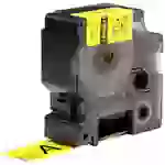 DYMO Schriftband IND RHINO 1805431 Vinyl Bandfarbe: Gelb Schriftfarbe:Schwarz 24mm 5.5m DYMO Schriftband IND RHINO 1805431 Vinyl Bandfarbe: Gelb Schriftfarbe:Schwarz 24mm 5.5m