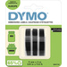DYMO 3D Prägeband, Schriftband 3er Set Bandfarbe: Schwarz Schriftfarbe: Weiß 9mm 3m S0847730