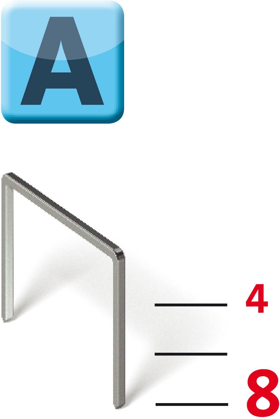 Novus Office J-11 creative 110017104 Handtacker Klammerntyp Typ 53 Klammernlänge 4 - 8mm