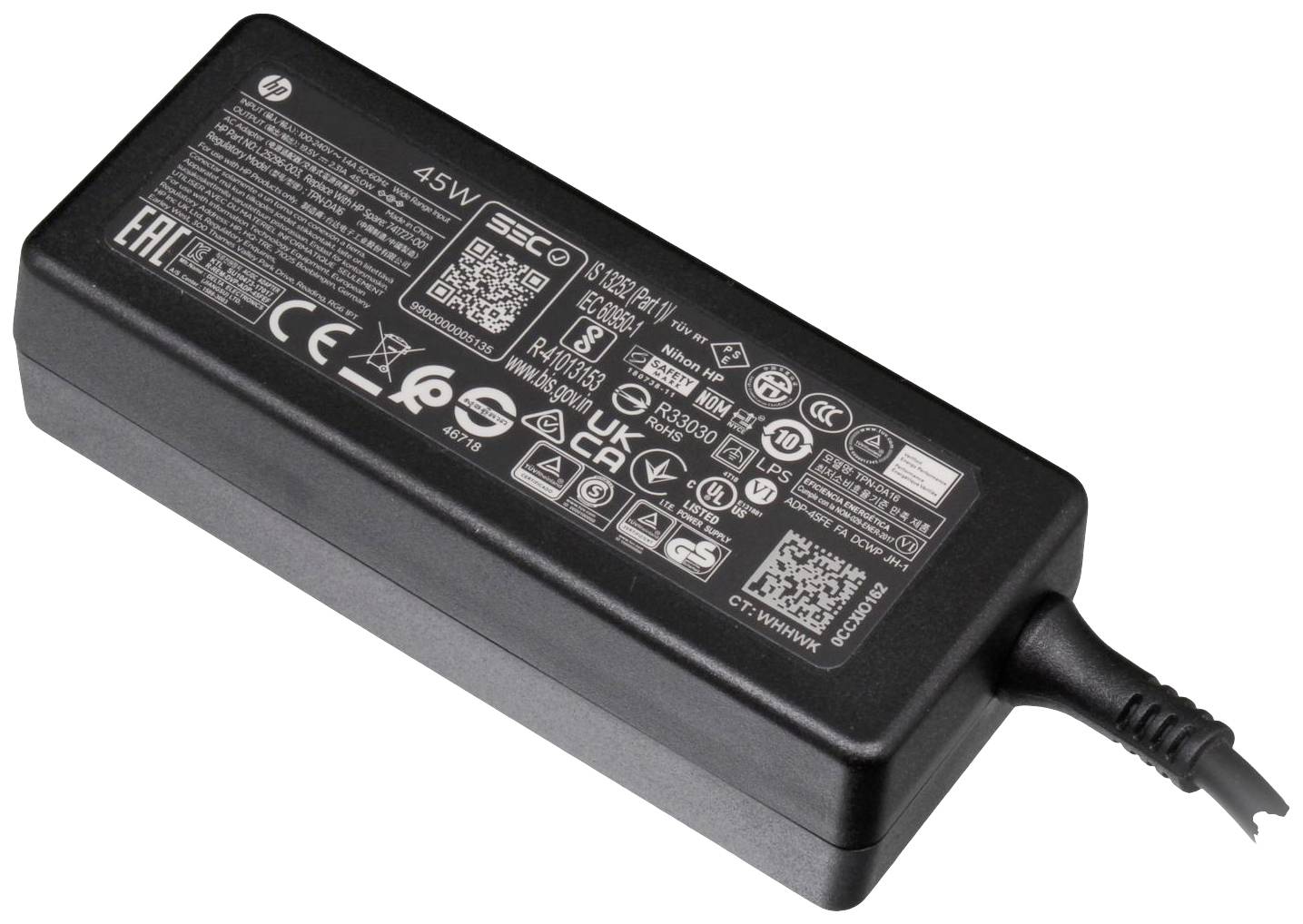 HP 740015-001 Notebook-Netzteil 45W 19.5 V/DC 2.31A